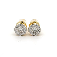 VALIANT 0.62 CTW 925 GOLD MOISSANITE ICED OUT EARRING | 994902