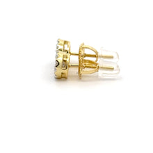 VALIANT 0.62 CTW 925 GOLD MOISSANITE ICED OUT EARRING | 994902