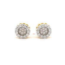 ASTRAEUS 0.66 CTW 925 Gold MOISSANITE ICED OUT EARRING | 994912