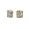 REVERIE 0.50 CTW 925 GOLD MOISSANITE ICED OUT EARRING | 994942