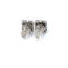 INFINITUM 0.37 CTW 925 RHODIUM MOISSANITE ICED OUT EARRING | 994971