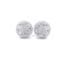 PRISMATIC 1.16 CTW 925 RHODIUM MOISSANITE ICED OUT EARRING | 994981