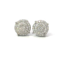 DRACONIS 0.41 CTW 925 RHODIUM MOISSANITE ICED OUT EARRING | 995001