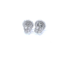 FATHOM 0.56 CTW 925 RHODIUM MOISSANITE ICED OUT EARRING | 995011