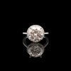 ROTUND 3.38CTW 925 SILVER VVS D MOISSANITE RING | 995071