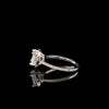 ROTUND 2CTW 925 SILVER VVS D MOISSANITE RING | 995061