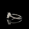 PEARLY 1.28CTW 925 SILVER VVS D MOISSANITE RING | 995141