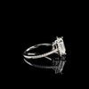 EMERALD CUT 3.40CTW 925 SILVER VVS D MOISSANITE RING | 995221