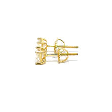 RHYDIS 1.0 CTW 925 GOLD MOISSANITE ICED OUT EARRING | 995272