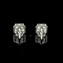995311 | 925 Moissanite 2CTW Rhodium Earrings