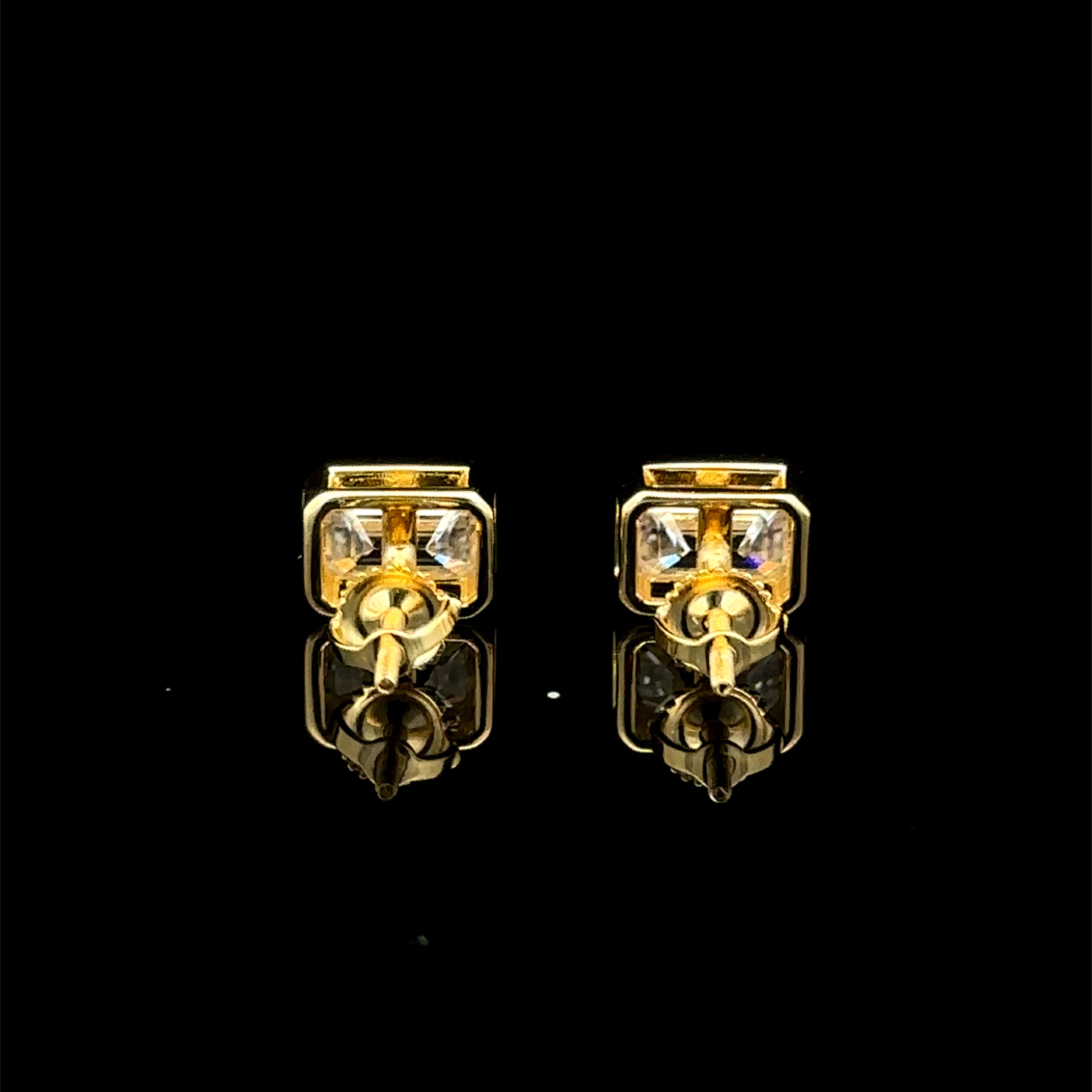 995312 | 925 Moissanite 2CTW Gold Earrings