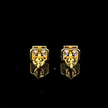 995312 | 925 Moissanite 2CTW Gold Earrings