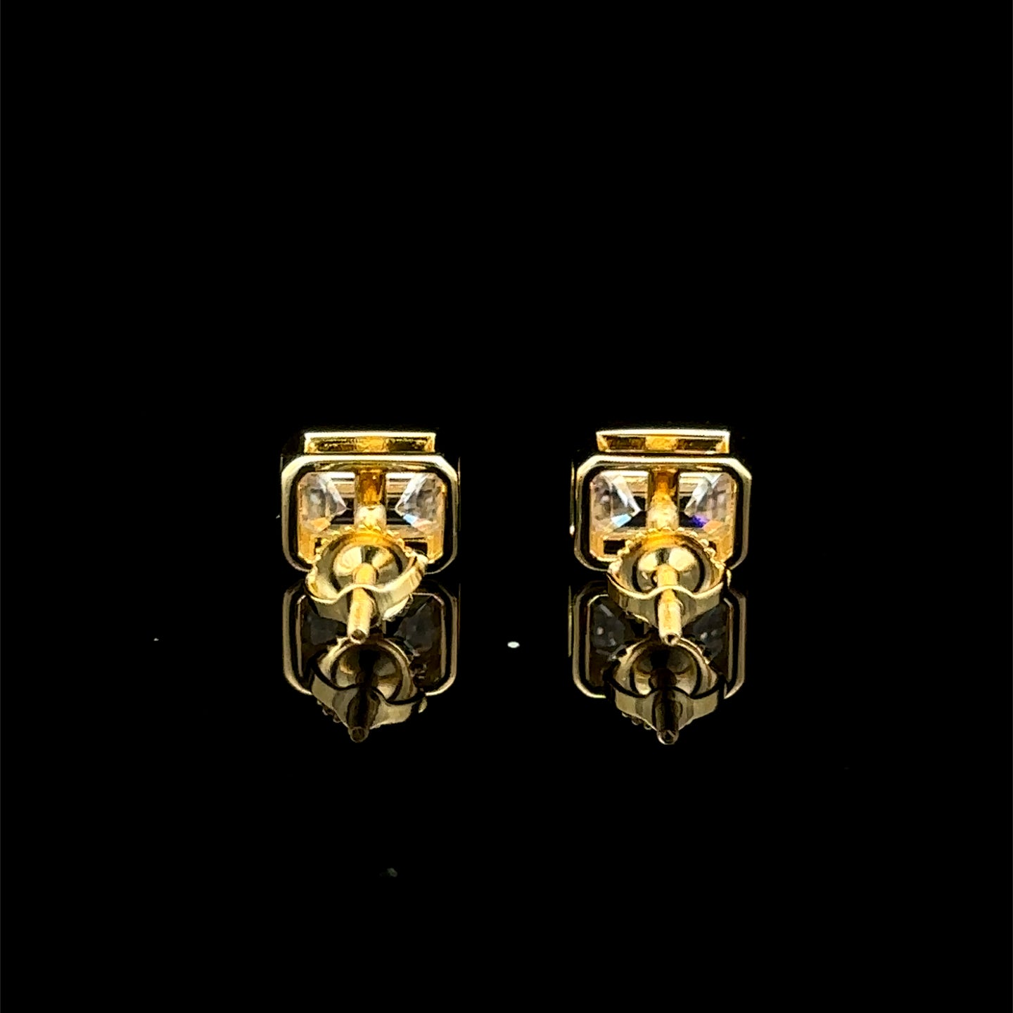 995312 | 925 Moissanite 2CTW Gold Earrings