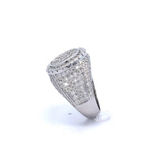 KAEL 2.94 CTW 925 MOISSANITE RHODIUM ICED OUT RING | 995391