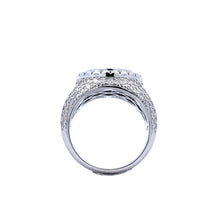 KAEL 2.94 CTW 925 MOISSANITE RHODIUM ICED OUT RING | 995391