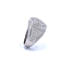 KAEL 2.94 CTW 925 MOISSANITE RHODIUM ICED OUT RING | 995391