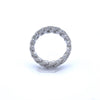 ASTRIDS 925 MOISSANITE RHODIUM ICED OUT RING | 995551