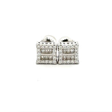 EXALTED 0.33 CTW 925 RHODIUM MOISSANITE ICED OUT EARRING | 995581