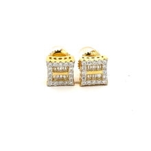 EXALTED 0.33 CTW 925 GOLD MOISSANITE ICED OUT EARRING | 995582