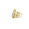 TRANSCEND 1.04 CTW 925 GOLD MOISSANITE ICED OUT EARRING | 995632