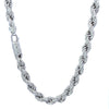 SABLE 7MM RHODIUM MOISSANITE ICED OUT CHAIN  |  995641