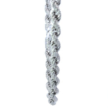 SABLE 7MM RHODIUM MOISSANITE ICED OUT CHAIN  |  995641