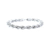 DUSK 6.19 CTW 7MM CZ RHODIUM MOISSANTE ICED OUT BRACELET |  995651