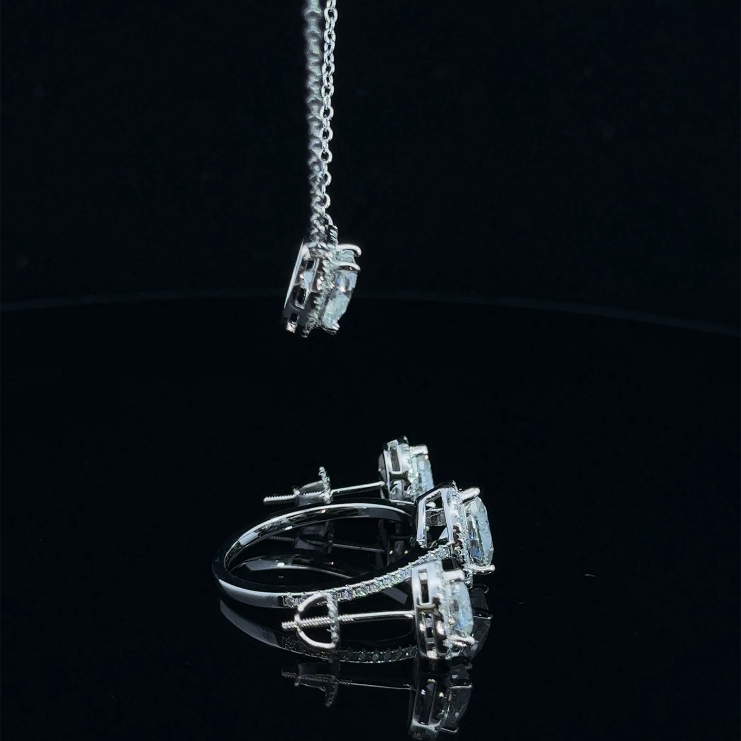 LUMINIQUE 3.50 CTW 925 WOMENS MOISSANITE JEWELLERY BUNDEL | 995681