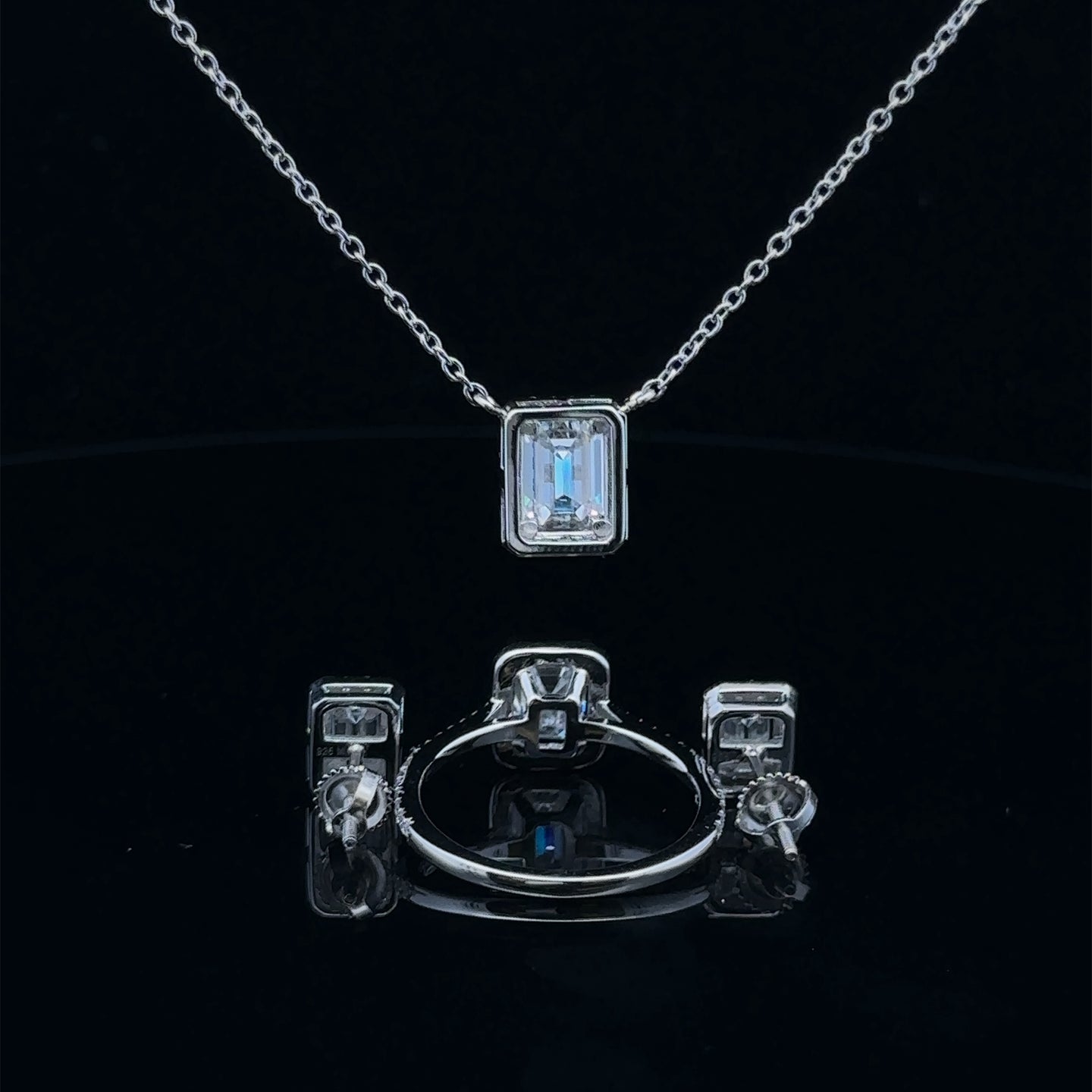 SERAPHIC 3.50 CTW 925 WOMENS MOISSANITE JEWELLERY BUNDEL | 995691
