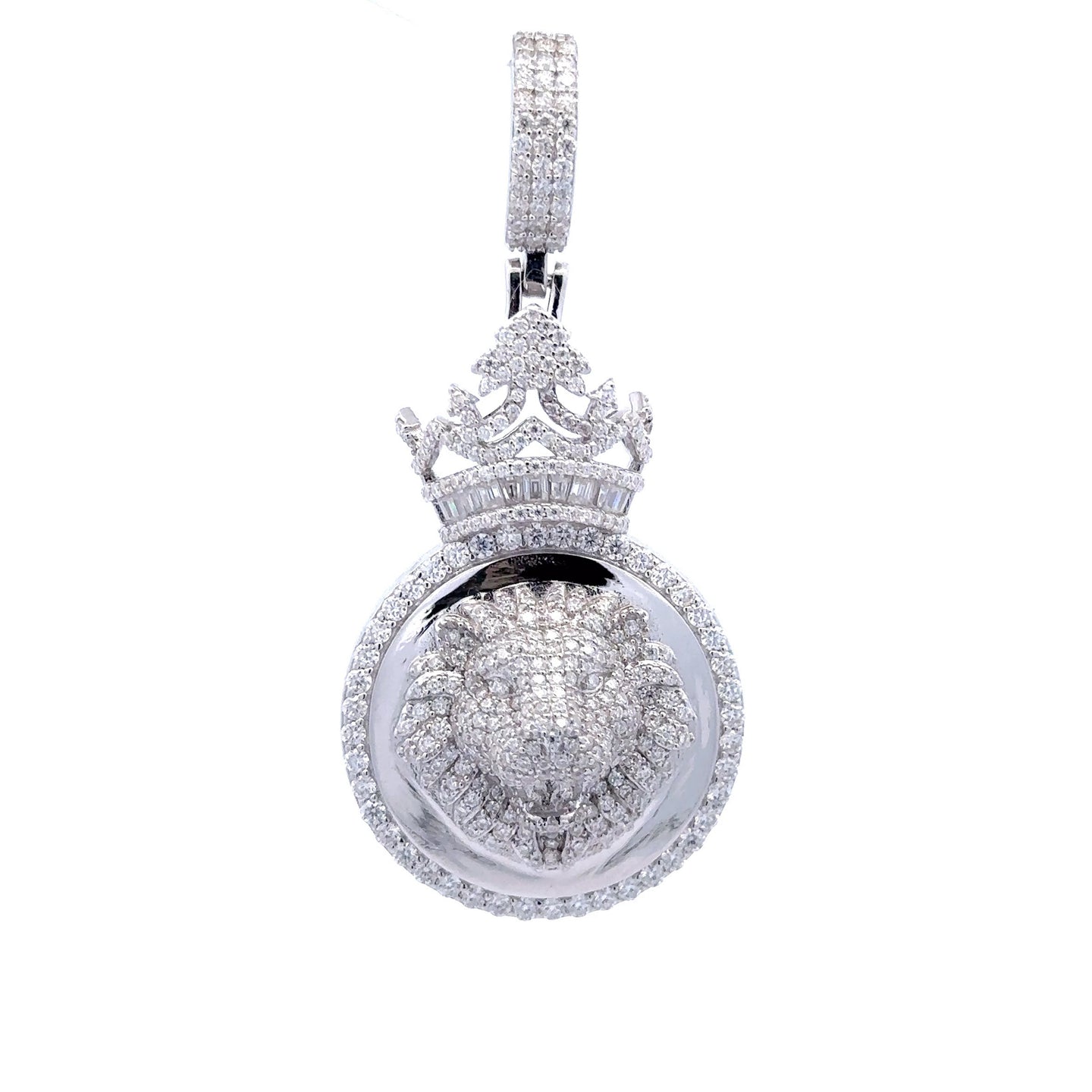 MYSTIQUE 3.27 CTW 925 CZ MOISSANITE RHODIUM PENDANT I 995781