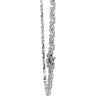 ORIN 5MM RHODIUM MOISSANITE ICED OUT CHAIN  |  995811