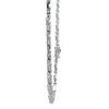 ORIN 5MM RHODIUM MOISSANITE ICED OUT CHAIN  |  995811