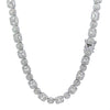 RIVEN 7MM RHODIUM MOISSANITE ICED OUT CHAIN  |  995821