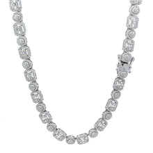 RIVEN 7MM RHODIUM MOISSANITE ICED OUT CHAIN  |  995821