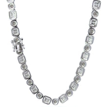 RIVEN 7MM RHODIUM MOISSANITE ICED OUT CHAIN  |  995821