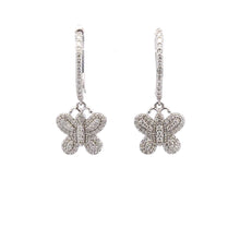 AMARANTH 0.61 CTW 925 RHODIUM MOISSANITE ICED OUT EARRING | 995871