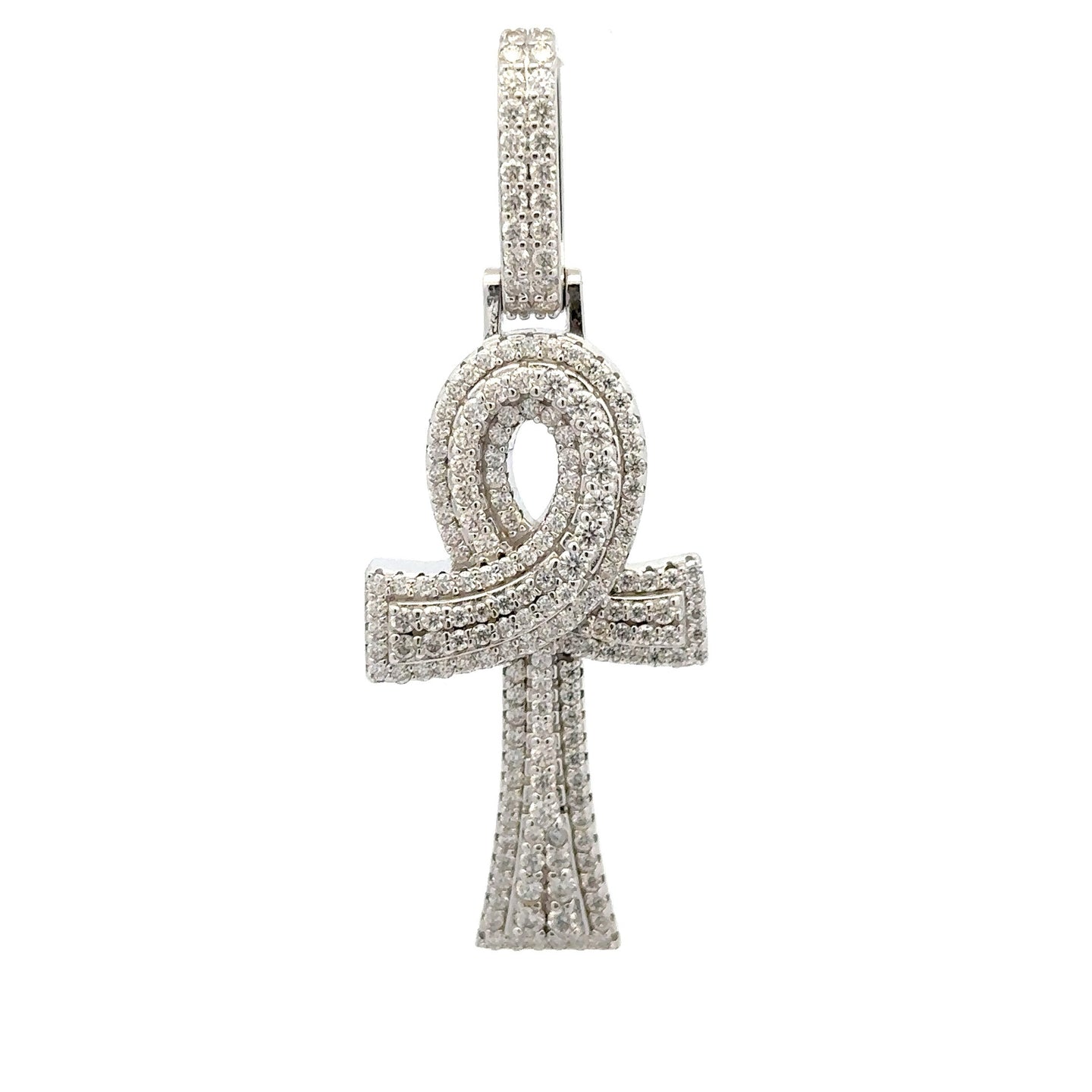 CALYPSO 2.05 CTW 925 CZ MOISSANITE RHODIUM PENDANT I 995891