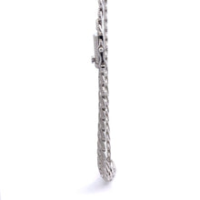 MARIPOSA 17.25 CTW 10MM 925 MOISSANITE RHODIUM ICED OUT CUBAN CHAIN  | 995901