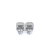 GALADRIEL 0.95 CTW 925 RHODIUM MOISSANITE ICED OUT EARRING | 996101