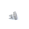 GALADRIEL 0.95 CTW 925 RHODIUM MOISSANITE ICED OUT EARRING | 996101