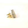 GALADRIEL 0.94 CTW 925 GOLD MOISSANITE ICED OUT EARRING | 996102