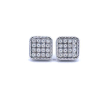 LIORA 0.89 CTW 925 RHODIUM MOISSANITE ICED OUT EARRING | 996111