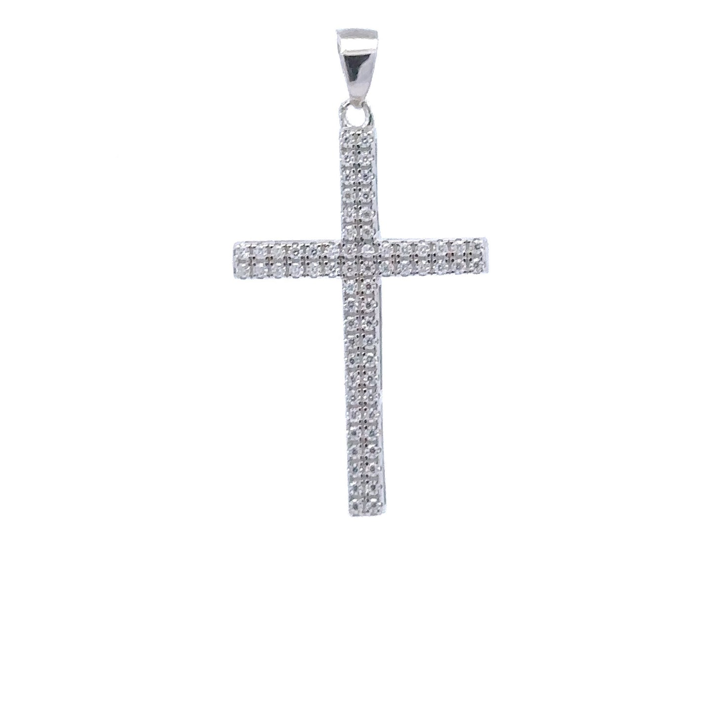 ELUNER 0.39 CTW 925 CZ MOISSANITE RHODIUM PENDANT I 996161