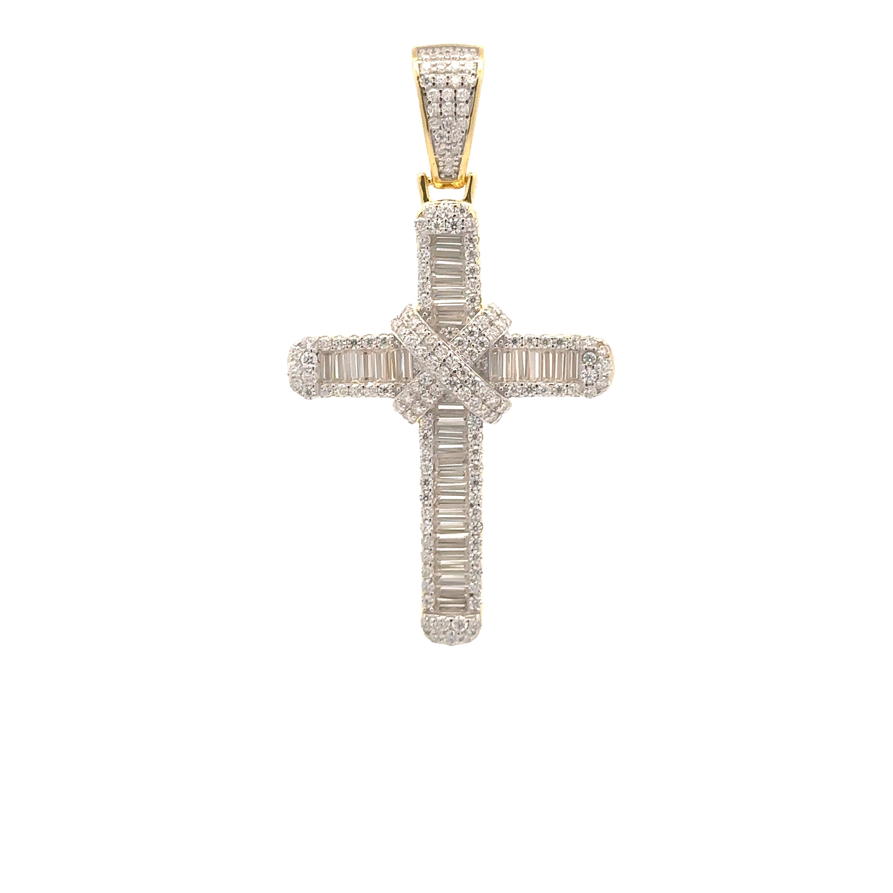 ORENDA 2.25 CTW 925 CZ MOISSANITE GOLD PENDANT I 996182