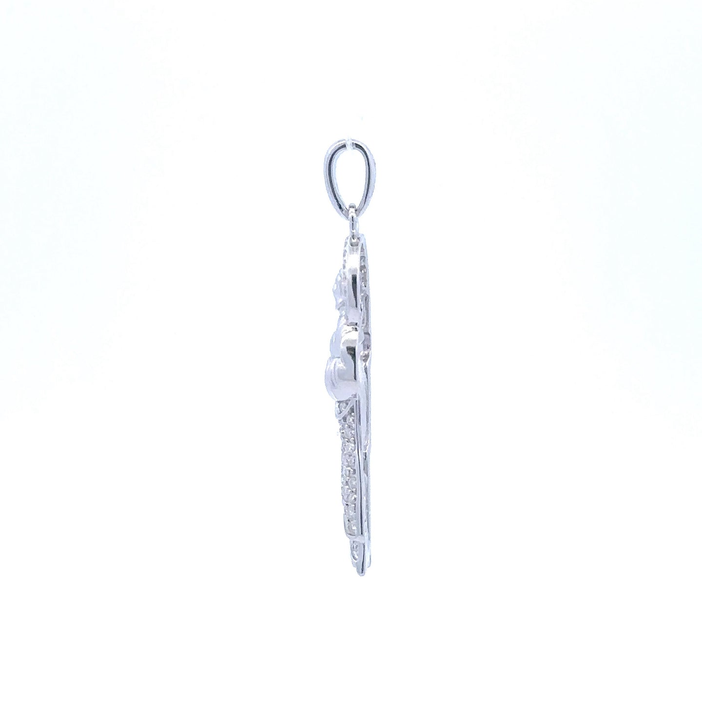 MARIS 0.54 CTW 925 CZ MOISSANITE RHODIUM PENDANT I 996191