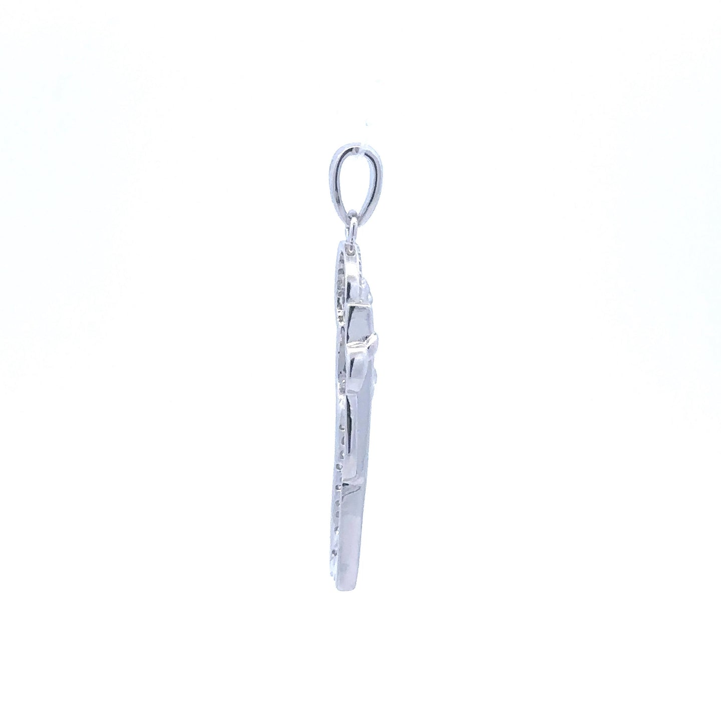 MARIS 0.54 CTW 925 CZ MOISSANITE RHODIUM PENDANT I 996191