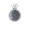 PHAEDEROUN 2.09 CTW 925 CZ MOISSANITE RHODIUM PENDANT I 996251