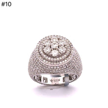 996391 | 925 Silver Moissanite Rhodium Ring