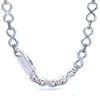 JARETH 12MM RHODIUM MOISSANITE ICED OUT CHAIN  |  996511