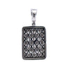 OMNISCENT 3.16 CTW 925 CZ MOISSANITE RHODIUM PENDANT I 996641